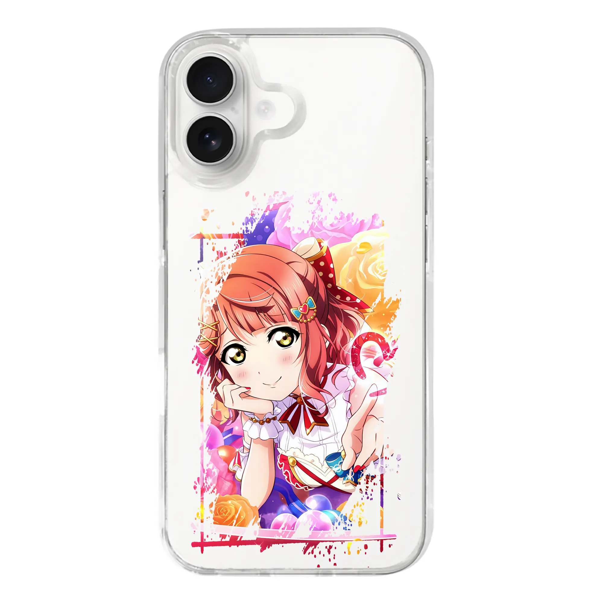 Love Live! グッズ,上原歩夢 - iPhone 17シリーズ 透明スマホケース – 薄型・耐衝撃・精密フィット保護カバー